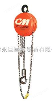 美国CM Cyclone 型手拉环链葫芦 吊钩式